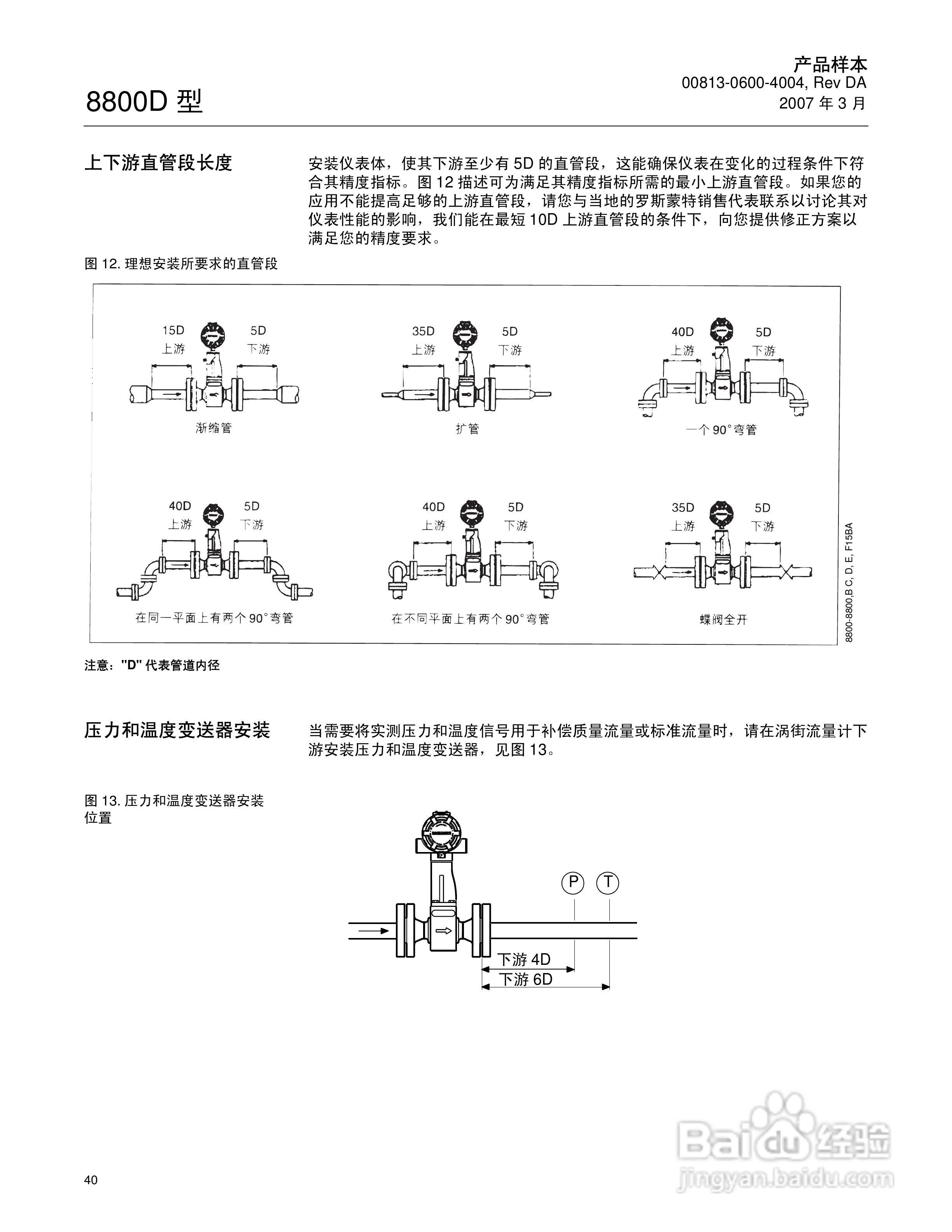 EMERSON 8800D 型涡街流量计说明书:[4]