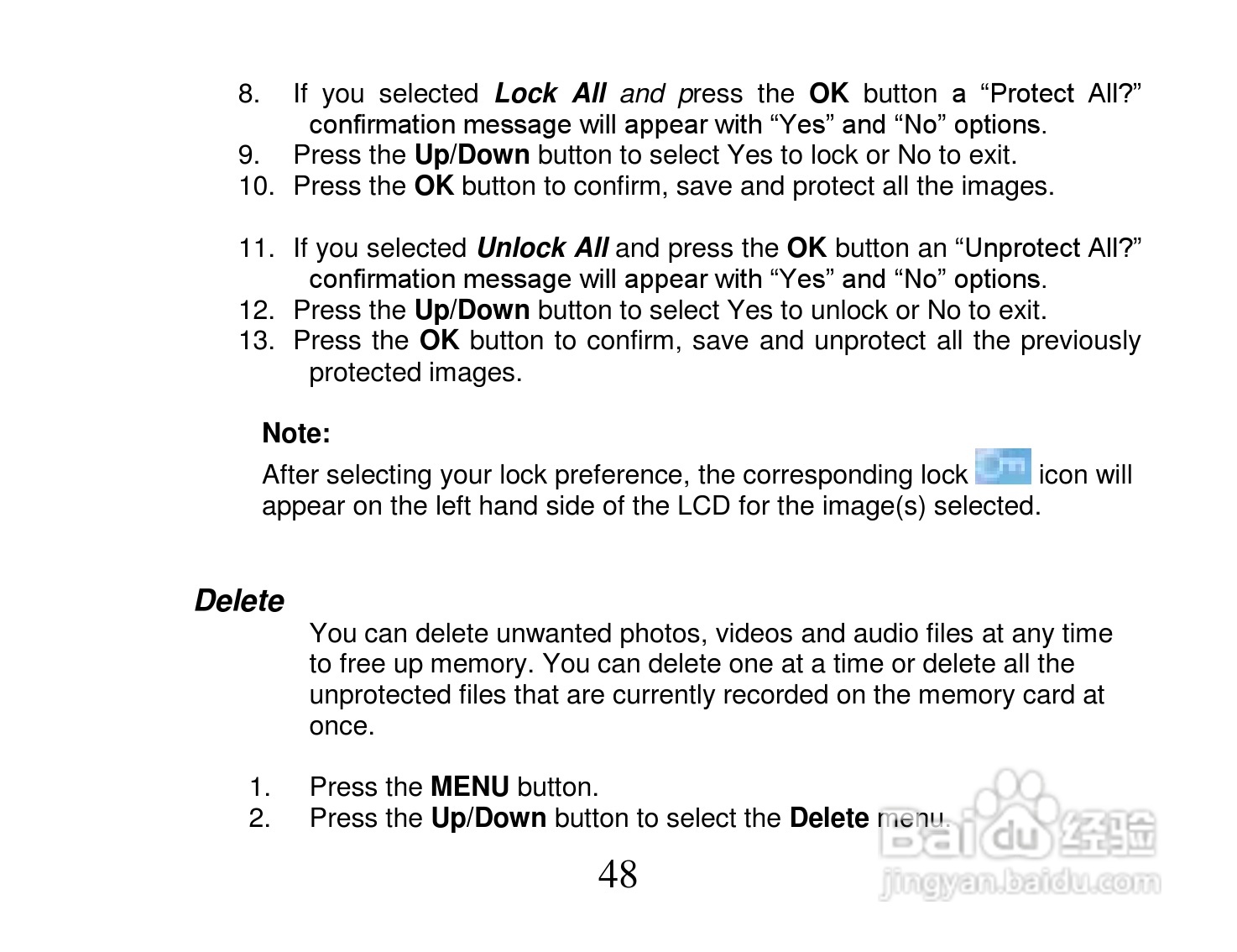 Vivitar DVR 518摄像机使用说明书:[5]