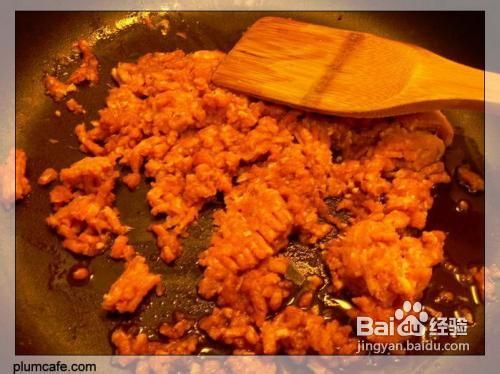 简易肉末玉米羹的做法