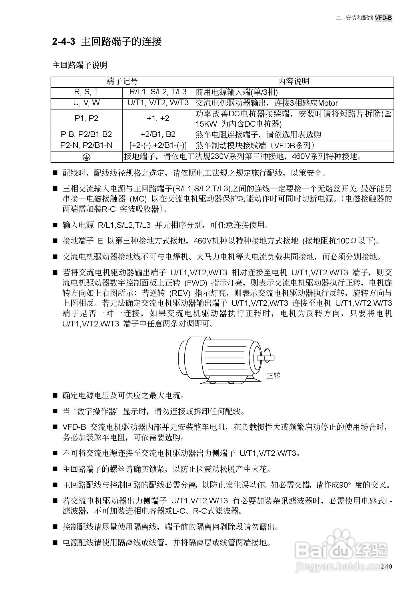 VFD-B电机驱动器使用手册:[4]