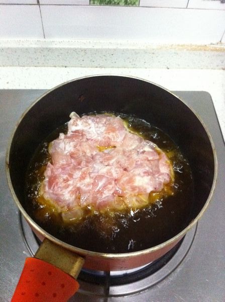 香脆花生鸡米丁