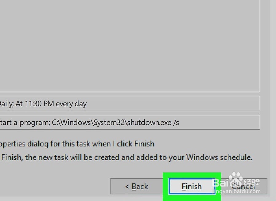 windows如何在指定的时间自动关闭计算机