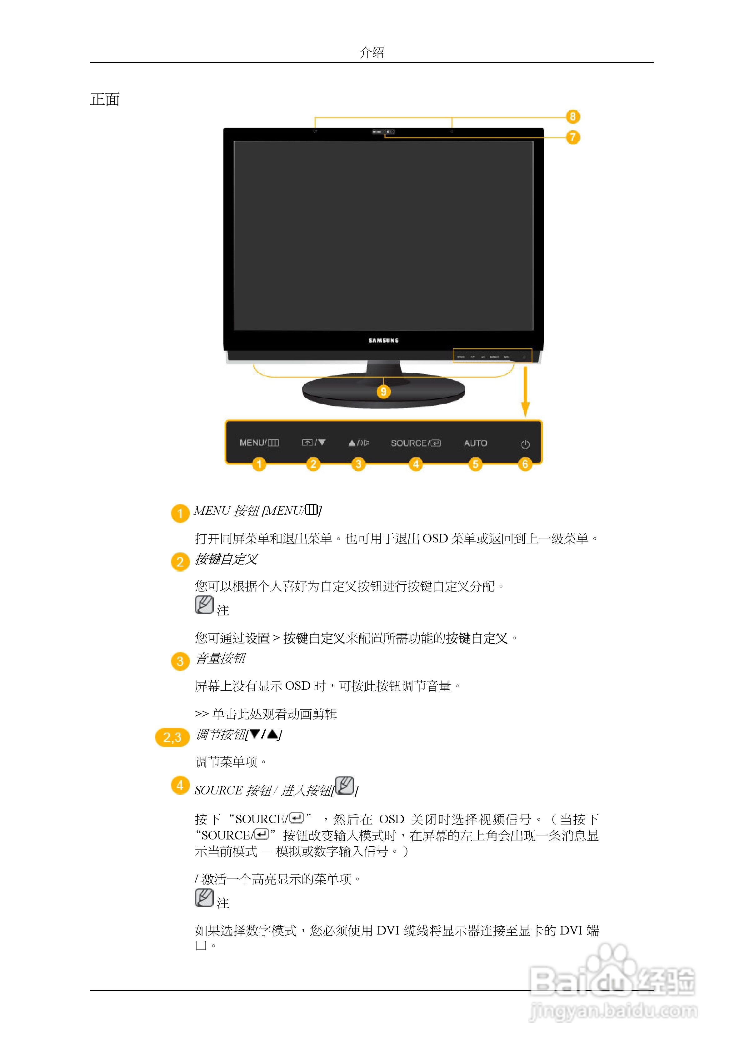 三星2463UW液晶显示器使用说明书:[2]