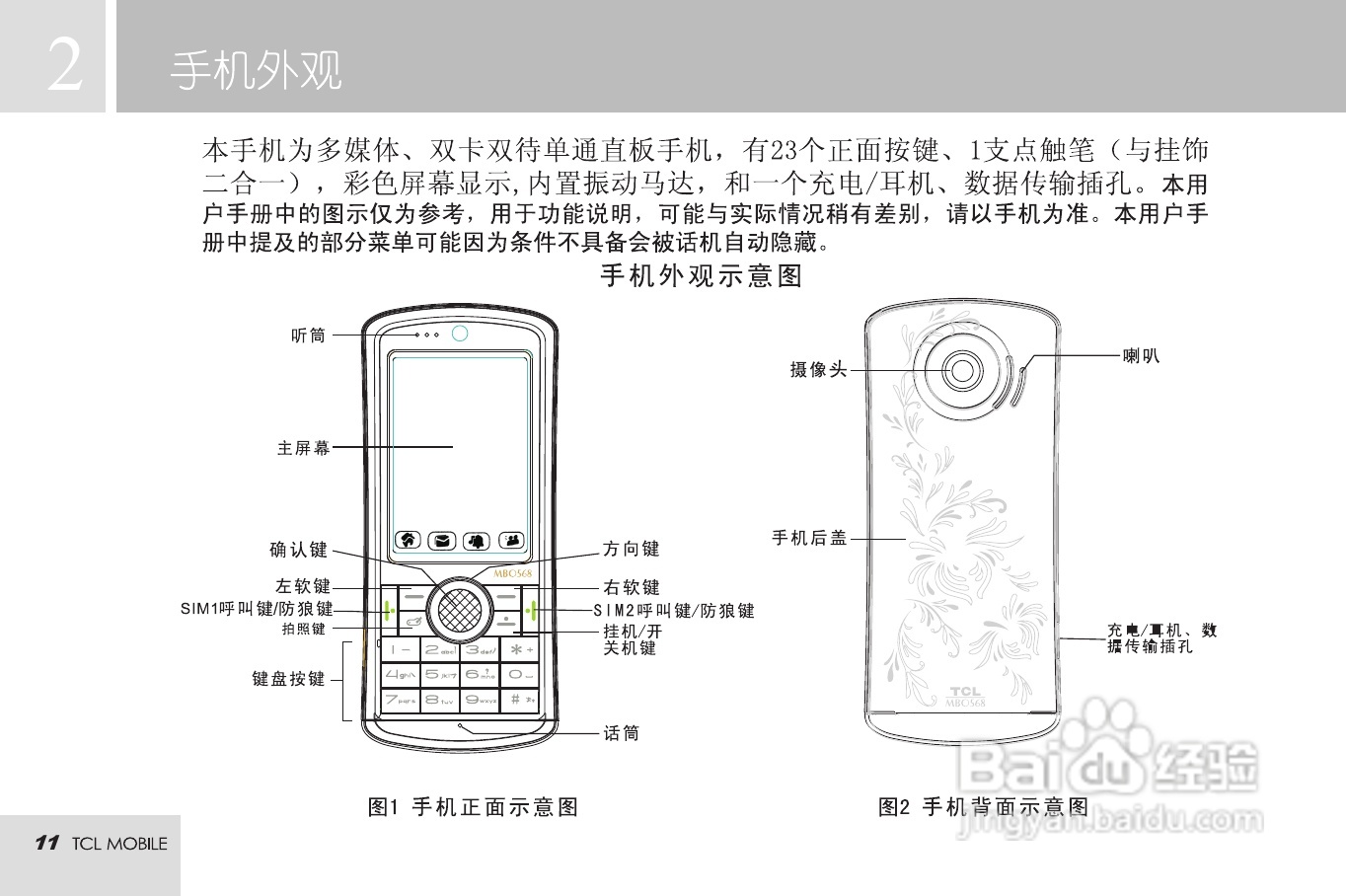 TCL MBO568手机使用说明书:[2]