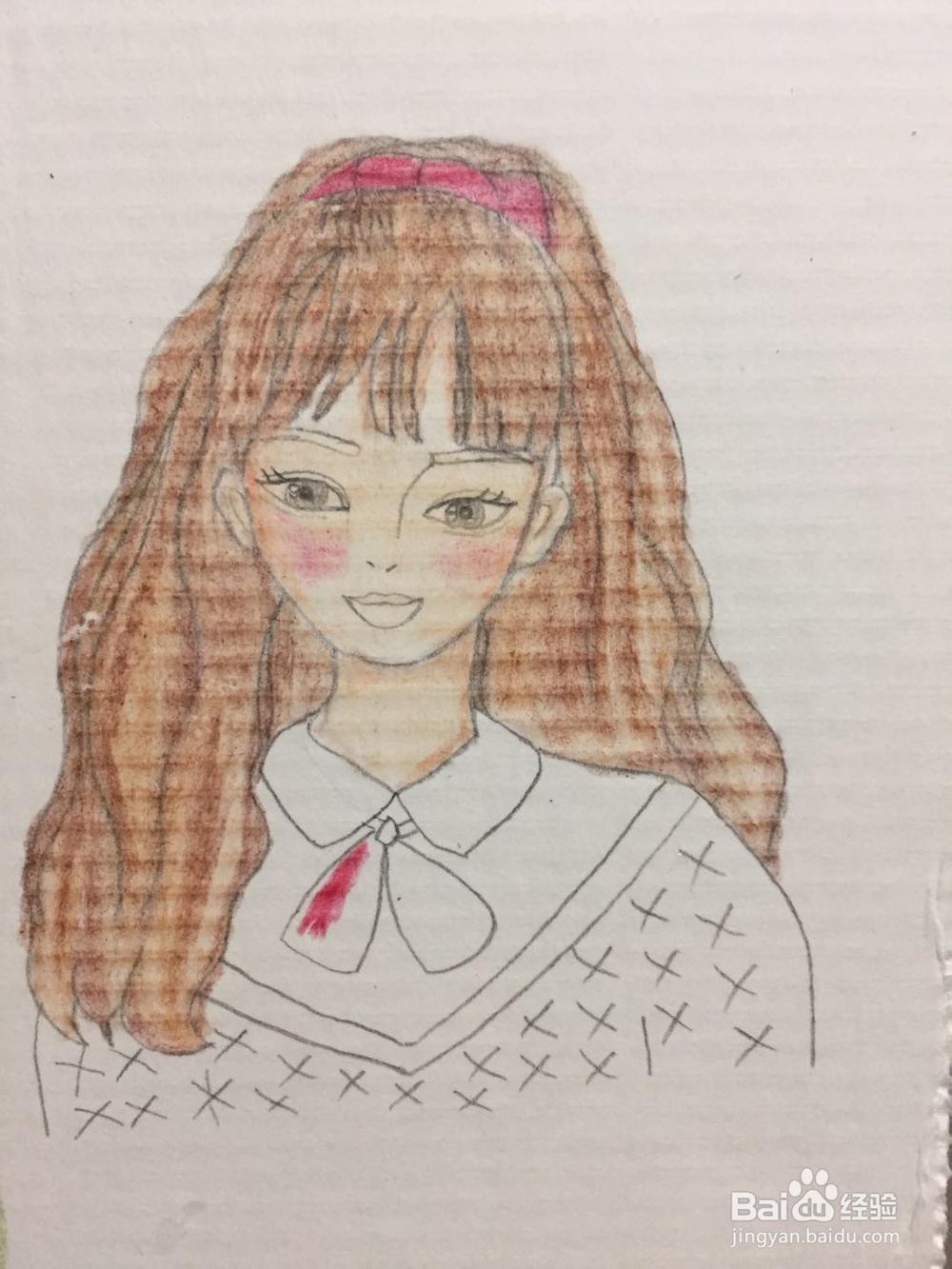 插画教程之美丽的女孩