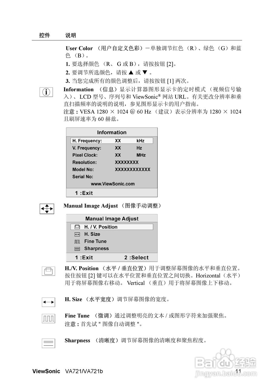 优派VA721B液晶显示器使用说明书:[2]