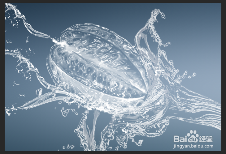 [photoshop教程]怎样将物体变成水的状态