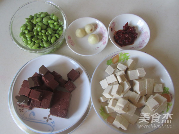 毛豆米双色豆腐