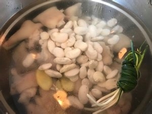 雪豆蹄花怎么做