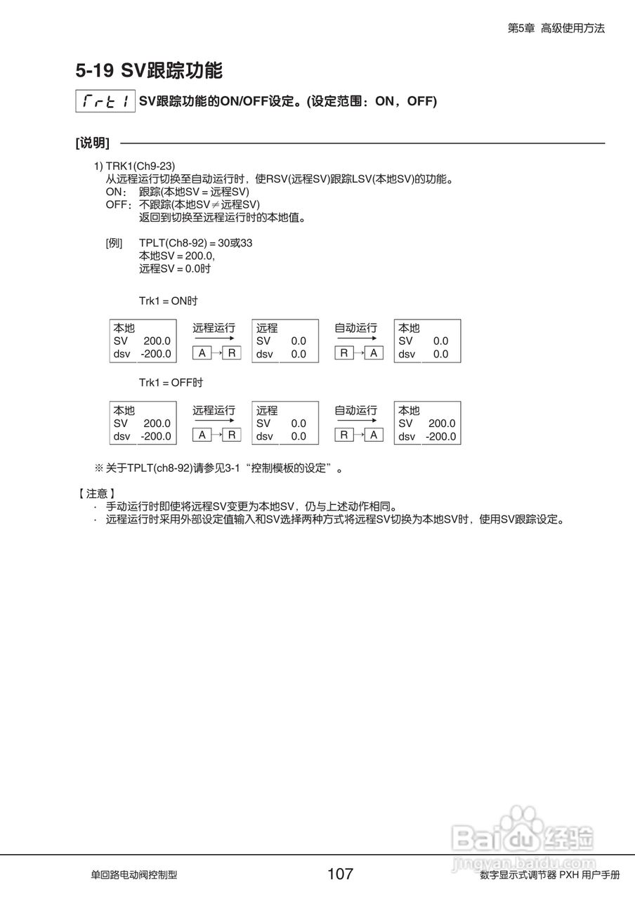 富士PXH电动阀控制型数字显示式调节器操作手册:[11]