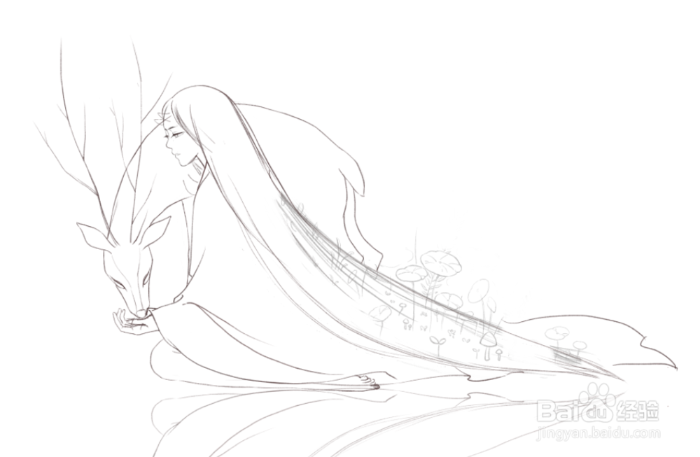 原画人教你如何画水彩人物