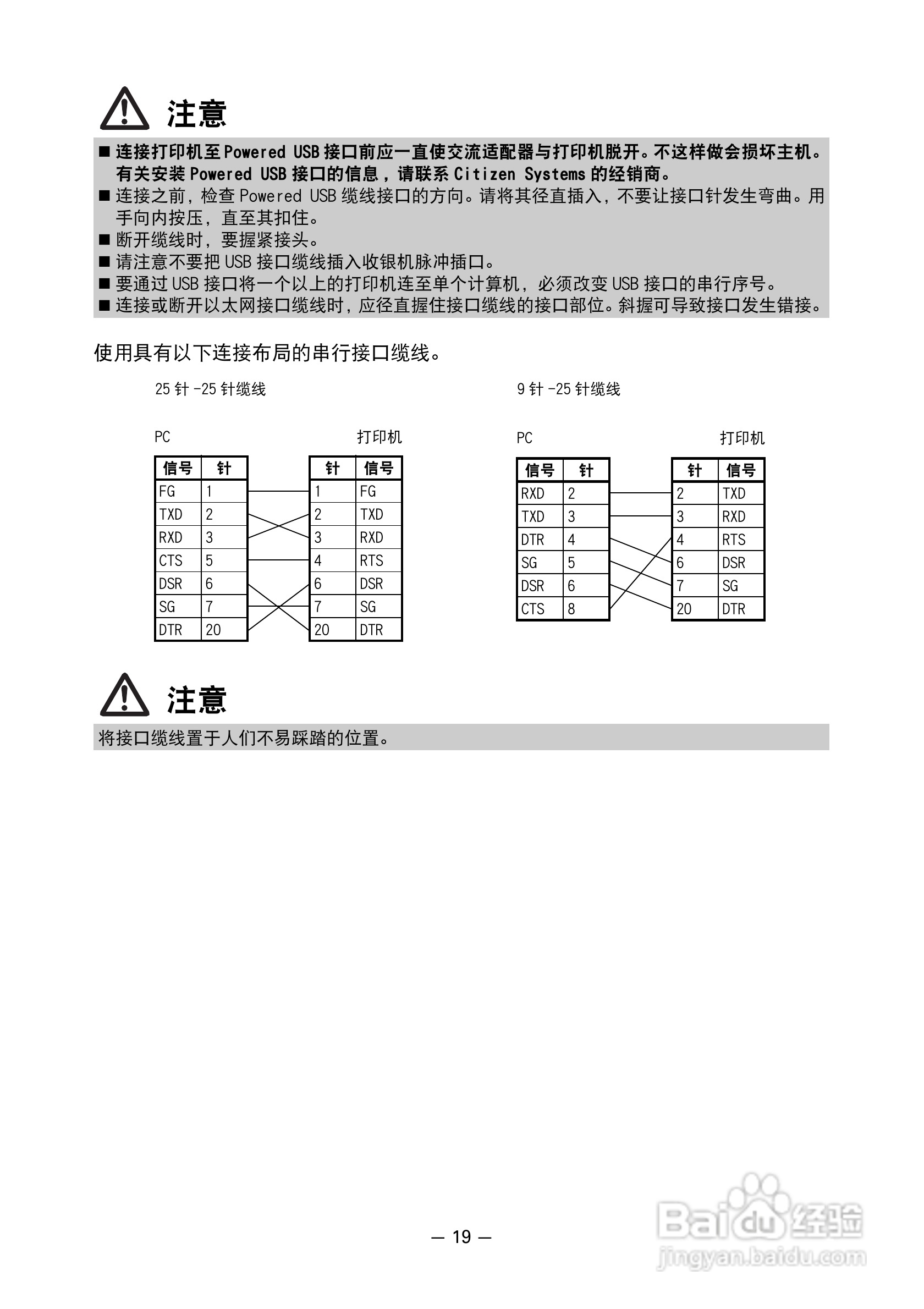 CITIZEN 热敏打印机MODEL CT-S651 用户手册:[2]
