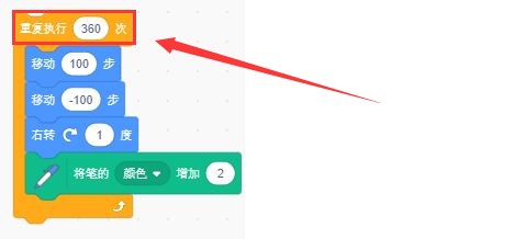Scratch软件彩虹圆形如何编程