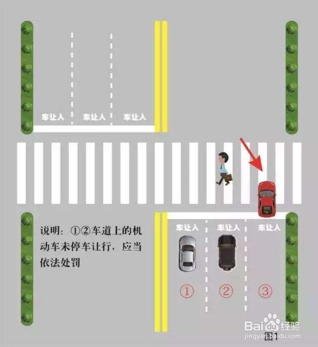 车辆驶近人行横道时应怎样做