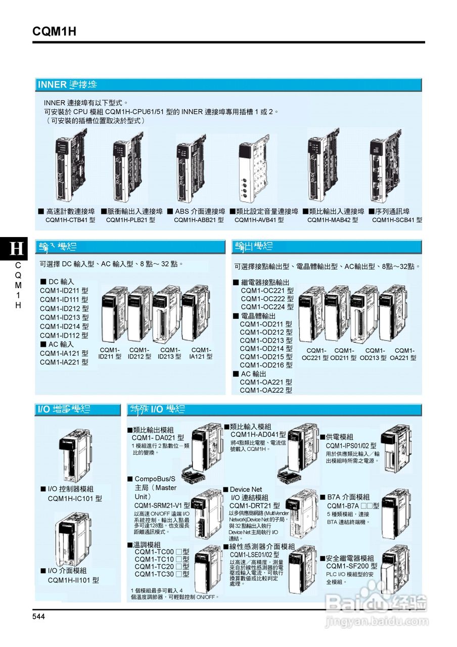 SYSMAC CQM1H型可程式控制器说明书:[1]