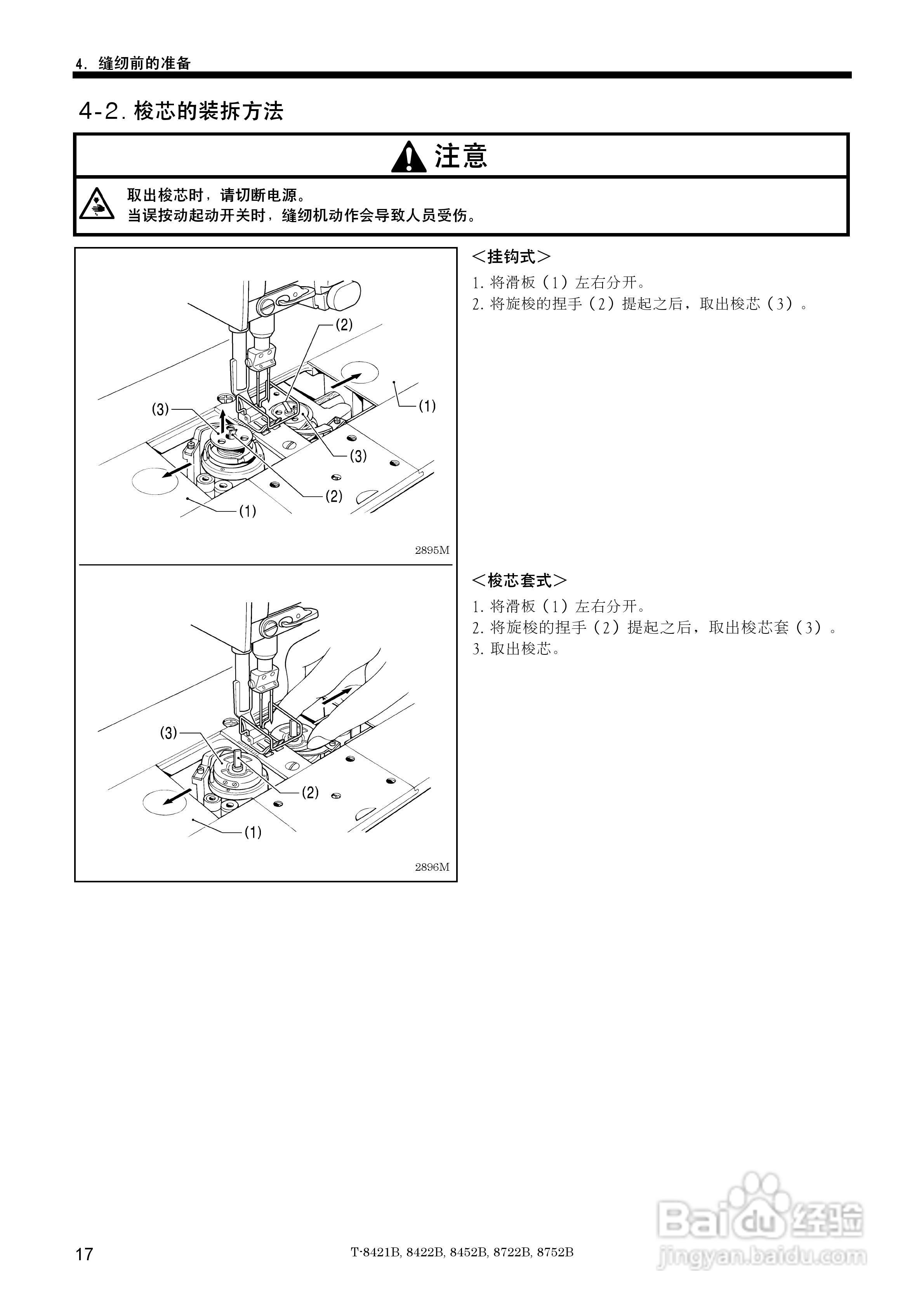 brother T-8421B缝纫机说明书:[3]