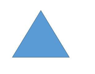 word怎么插入无填充颜色的等腰三角形