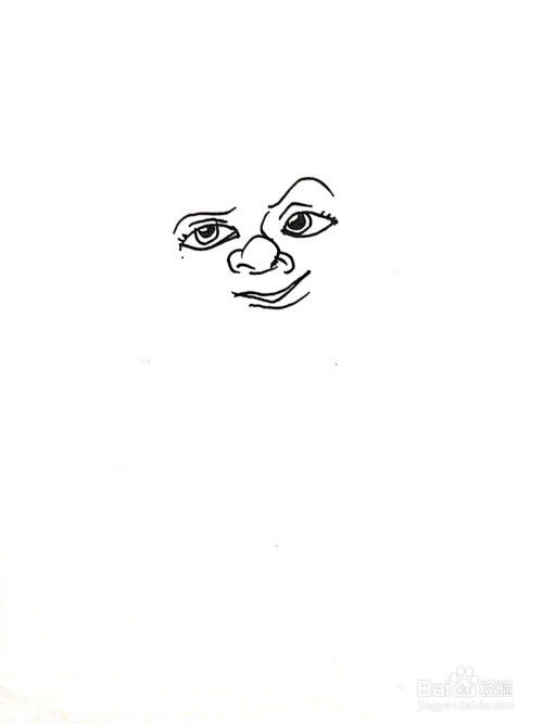 怪物史莱克系列之菲奥娜公主简笔画