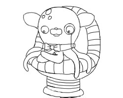 简笔画---怎么画海底小纵队的章教授