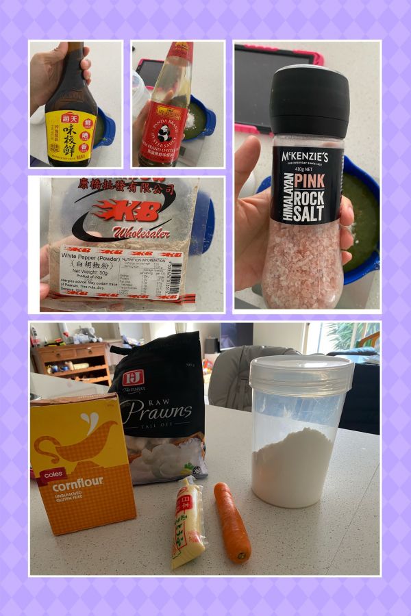 虾仁鸡胸肉菠菜胡萝卜蒸糕