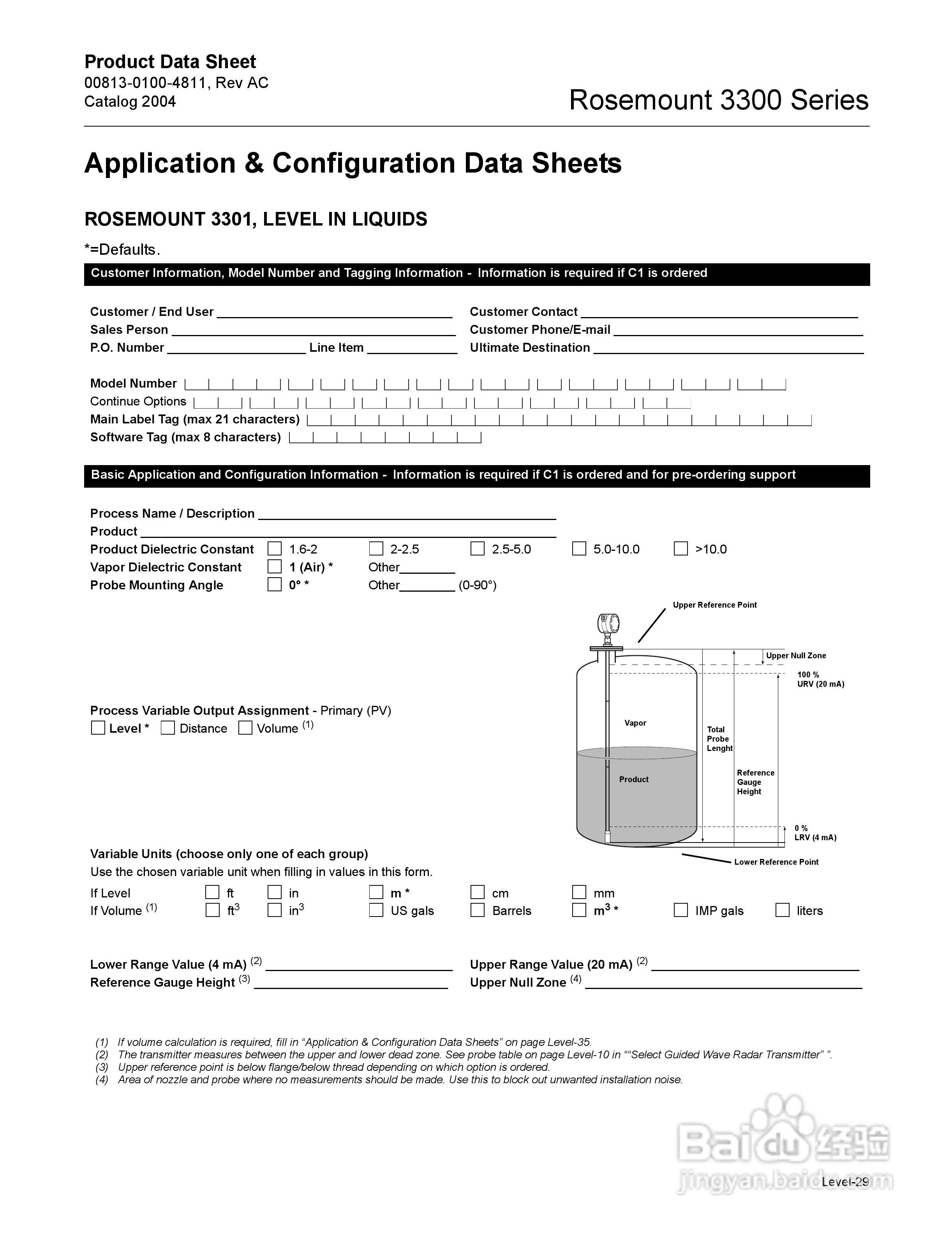 罗斯蒙特3300导波雷达液位和界面变送器使用说明书:[3]