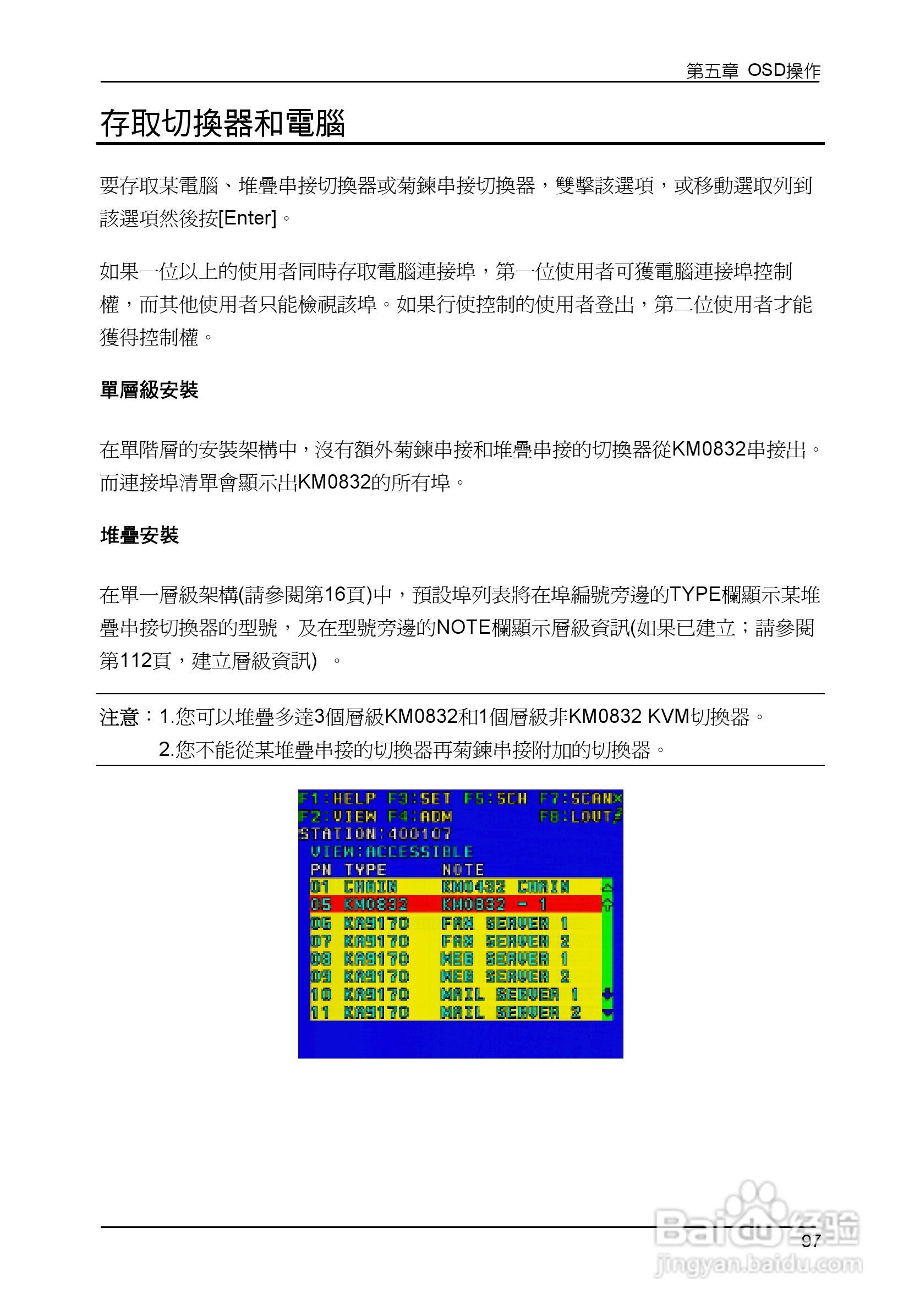 Matrix KVM 切换器KM0832 使用者说明书:[11]