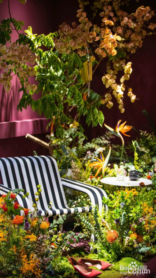 花艺装置艺术及其展示环境的空间设计方法