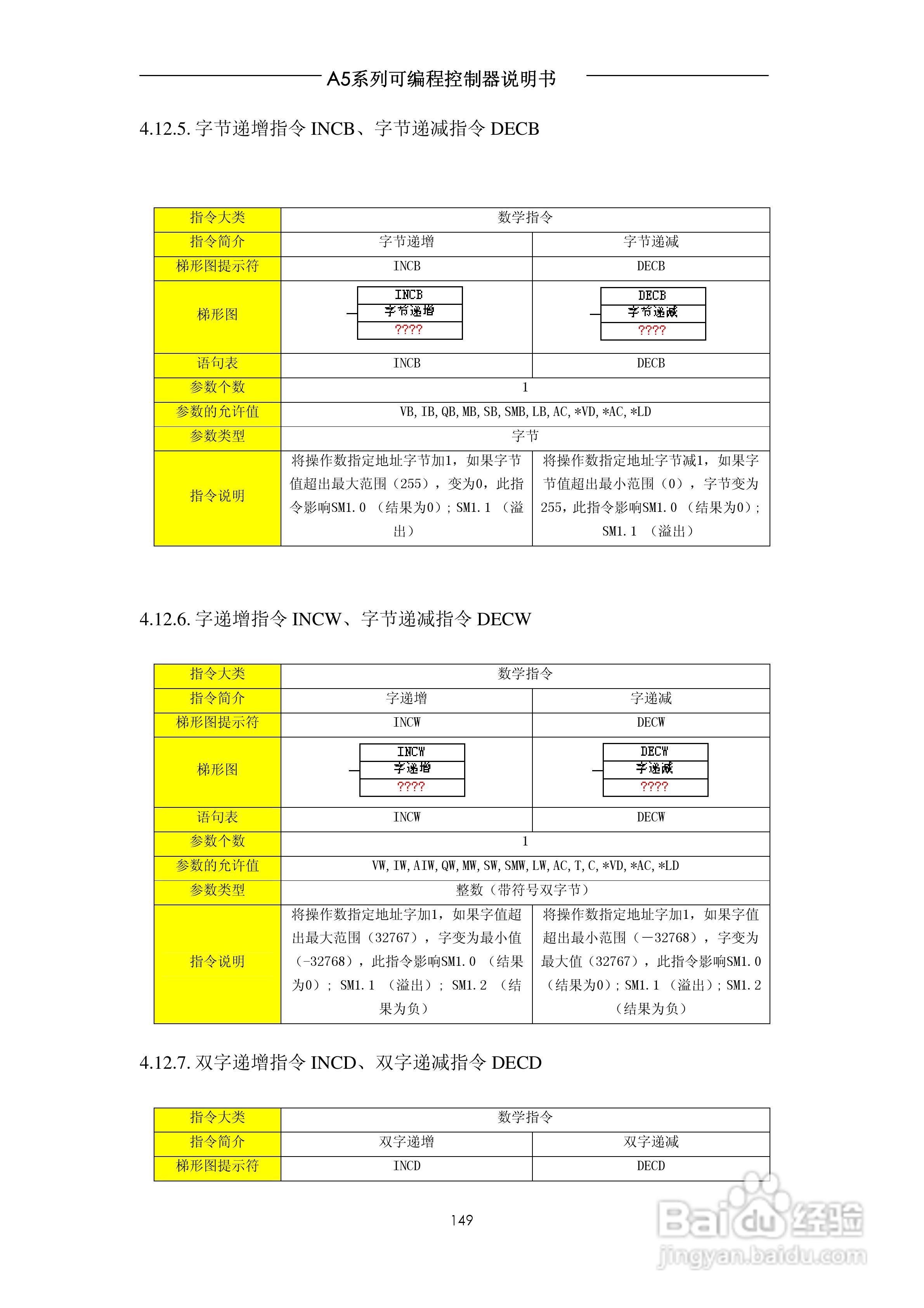 A5系列可编程控制器说明书V1.2:[15]