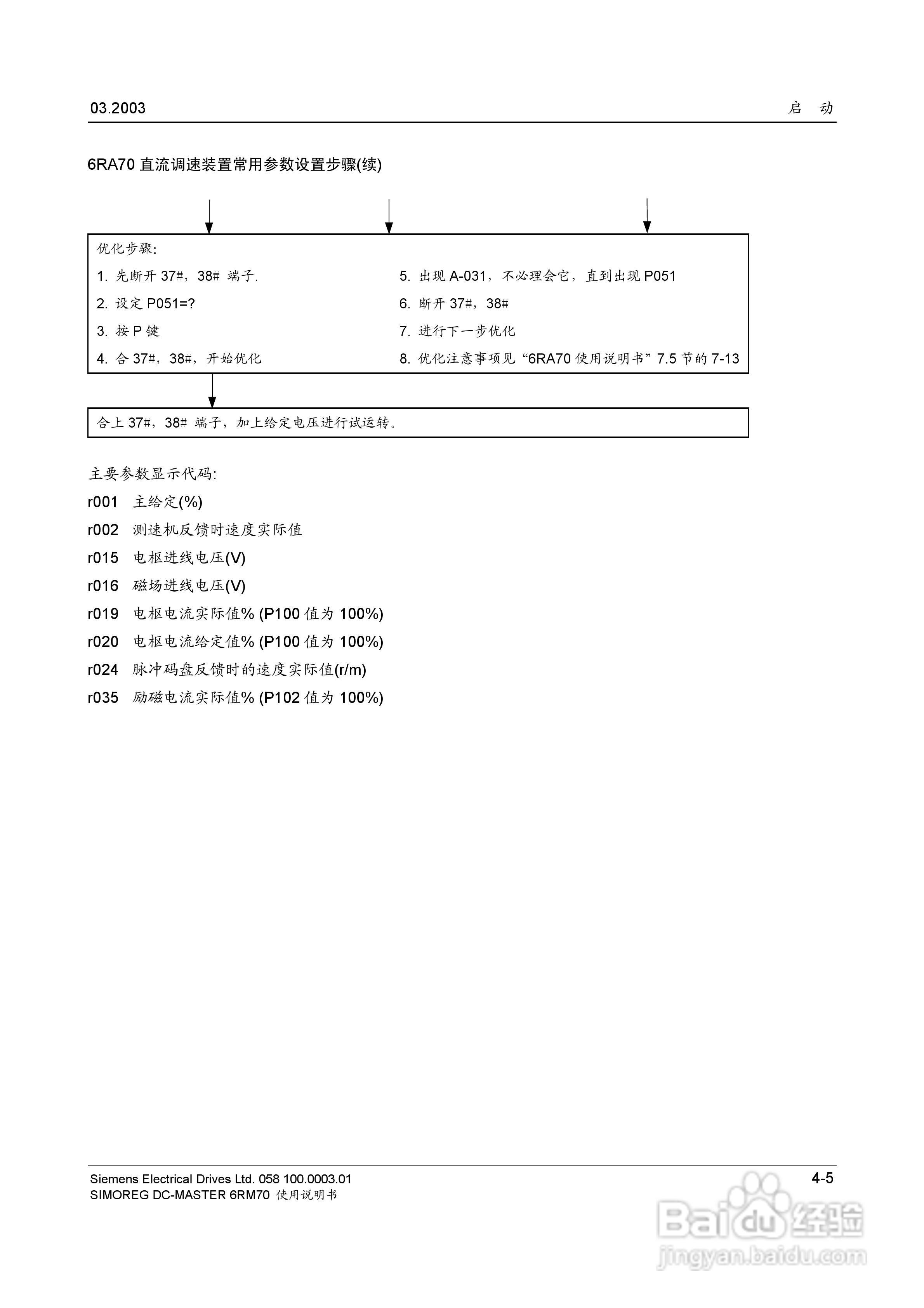 SIMOREG DC-MASTER 6RM70 全数字直流调速柜使用说明书:[3]