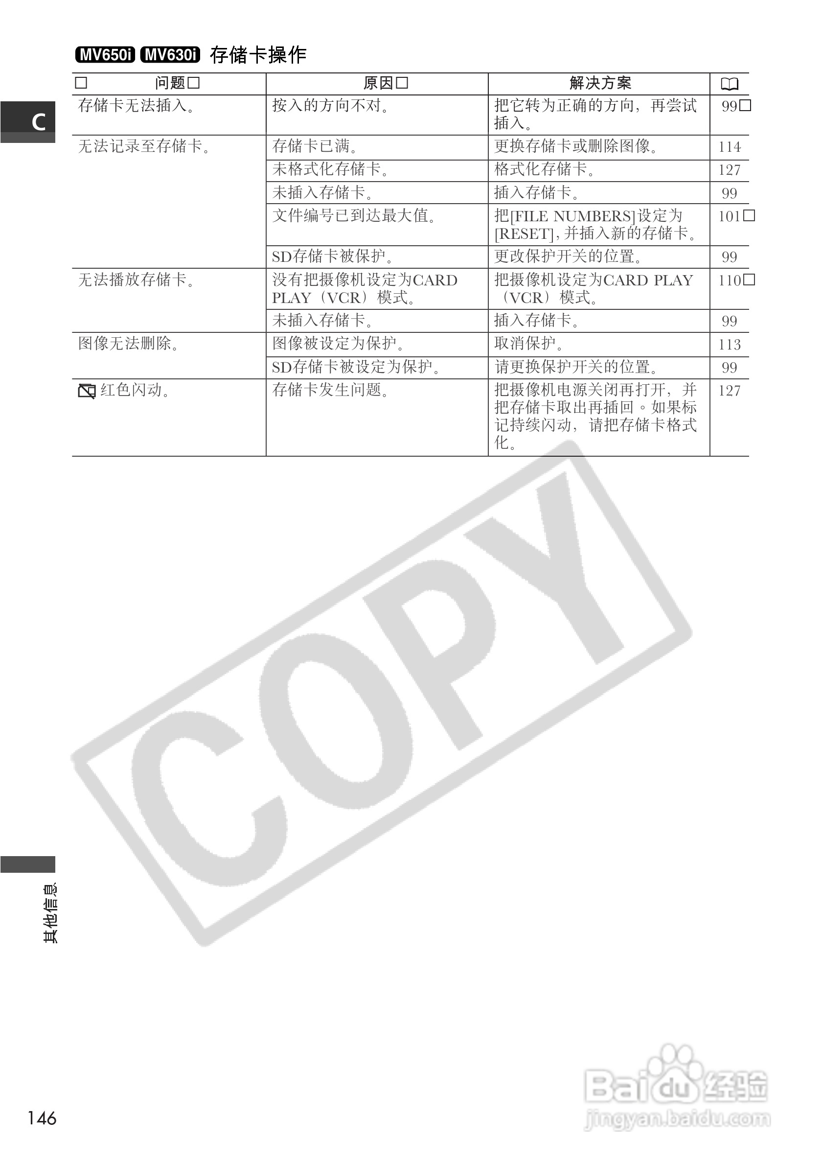 佳能MV650i数码摄像机使用说明书:[15]
