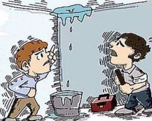 住套房楼上漏水怎么办