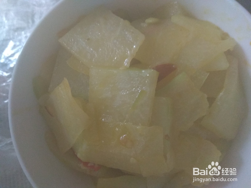 素炒冬瓜菜的做法