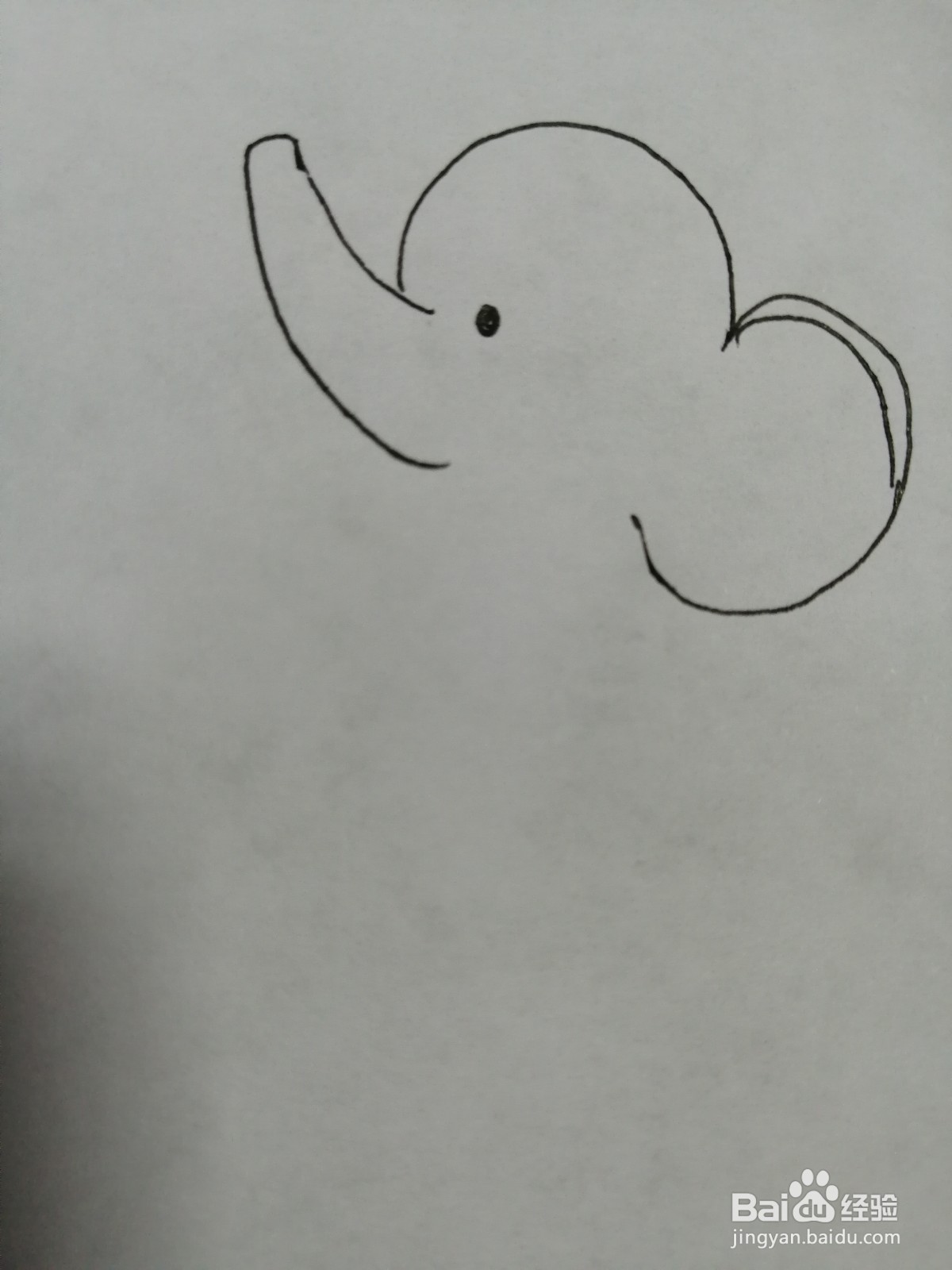 简笔画大象怎么画