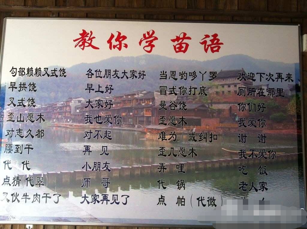 苗族语言和翻译