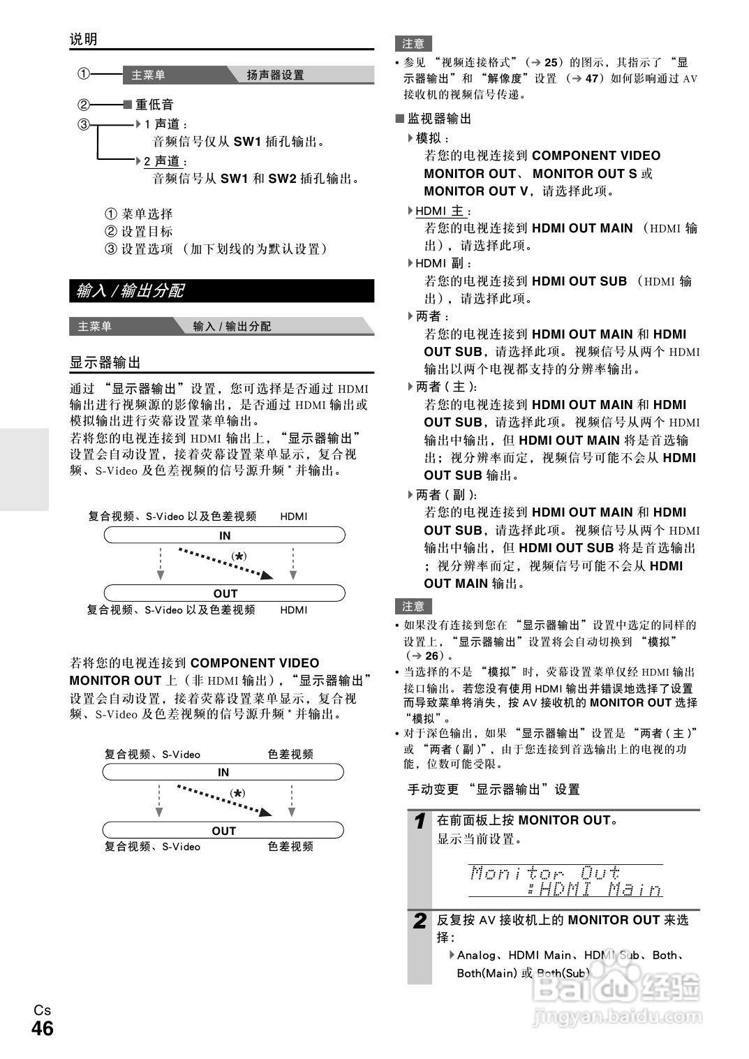 安桥TX-NR3008接收机使用说明书:[3]