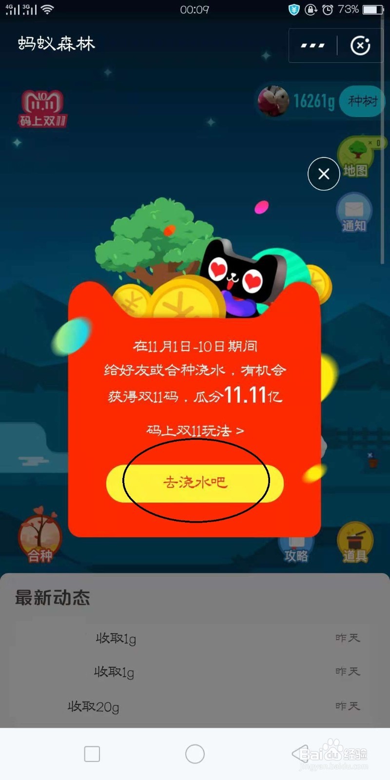 支付宝怎么领取双11码瓜分红包