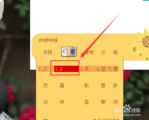 怎么在电脑上打出英镑的符号