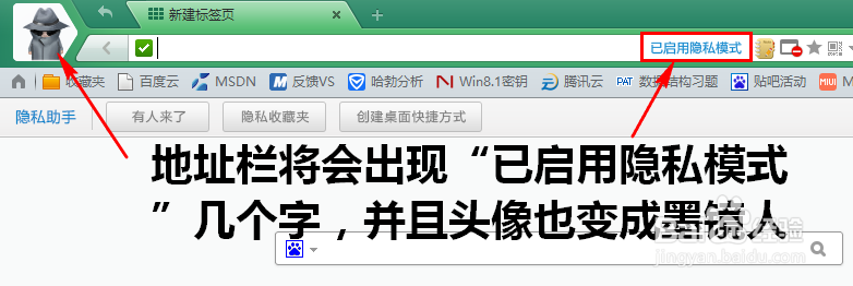 猎豹安全浏览器怎样启用隐私模式