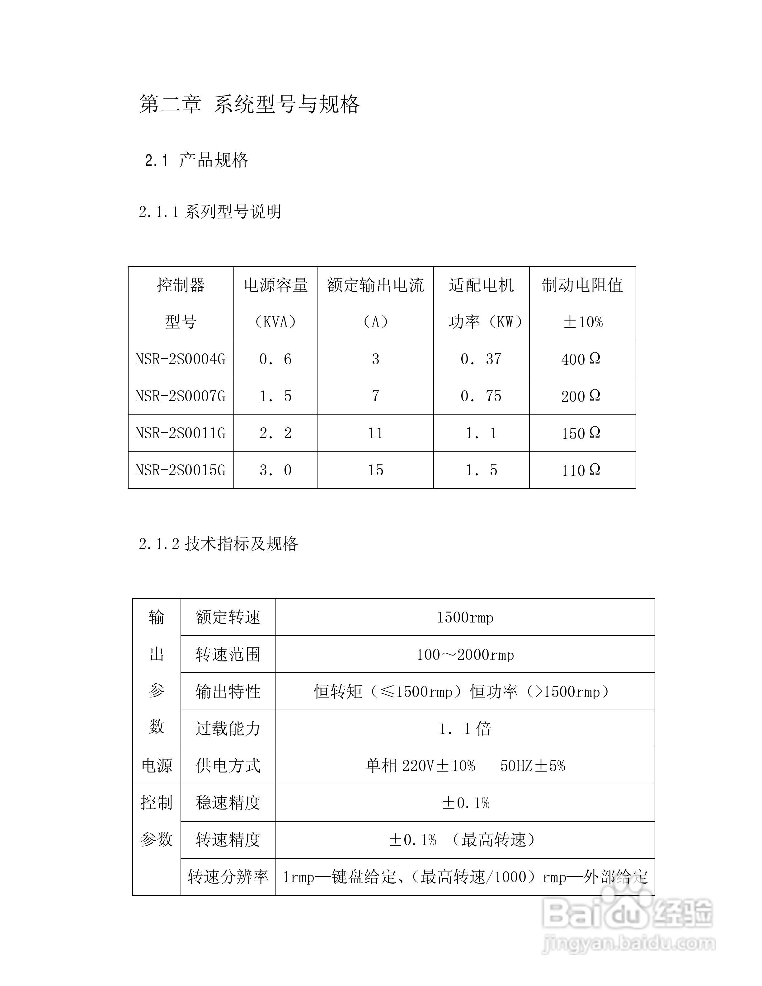 NSR/G系列开关磁阻调速控制器使用手册:[1]
