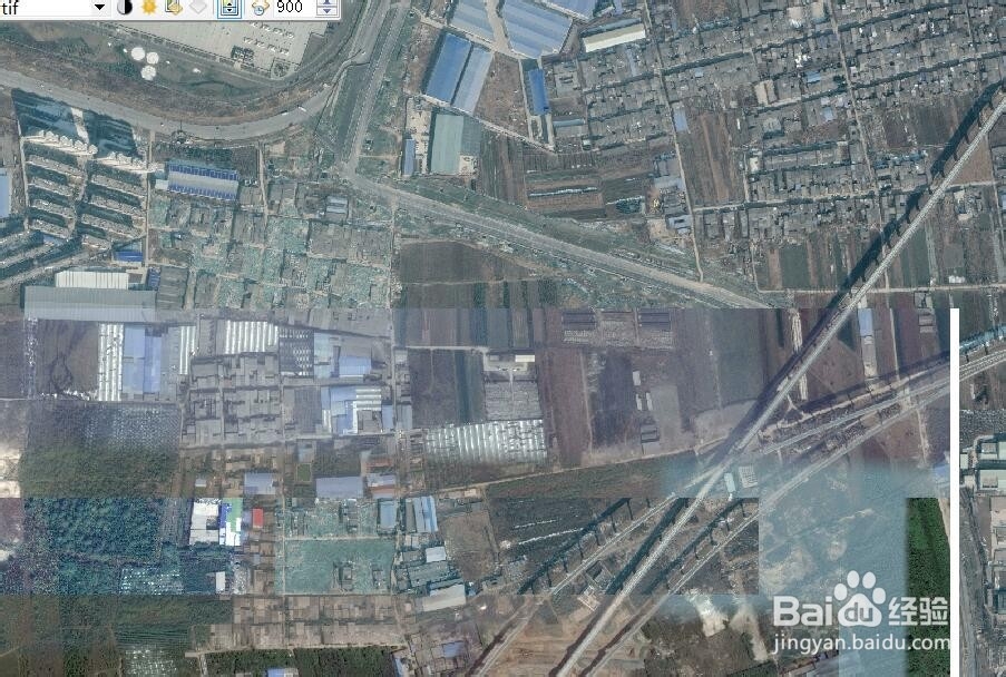 ArcGIS中使用眷恋功能,对立影像变化