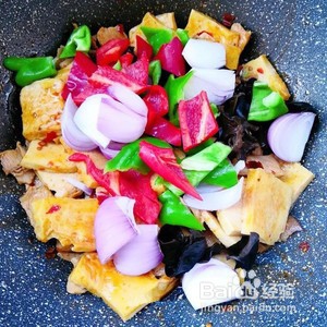 怎么做美味的干锅千叶豆腐