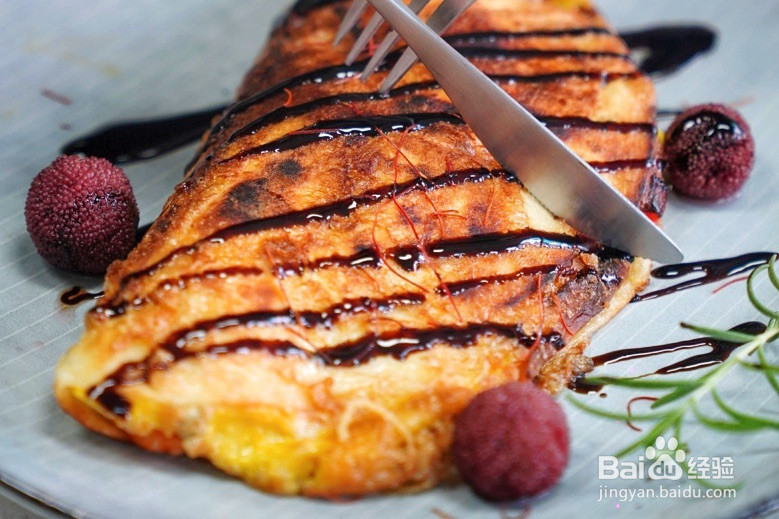 虾仁芝士煎可丽蛋饼的做法