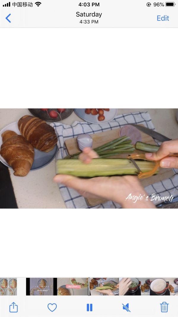 Brunch高颜值可颂三明治