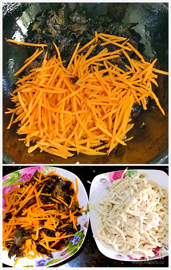 鱼香鸡丝的做法