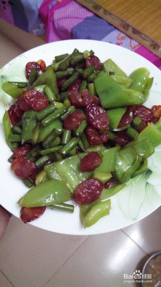【下饭菜】青椒蒜苗炒腊肠