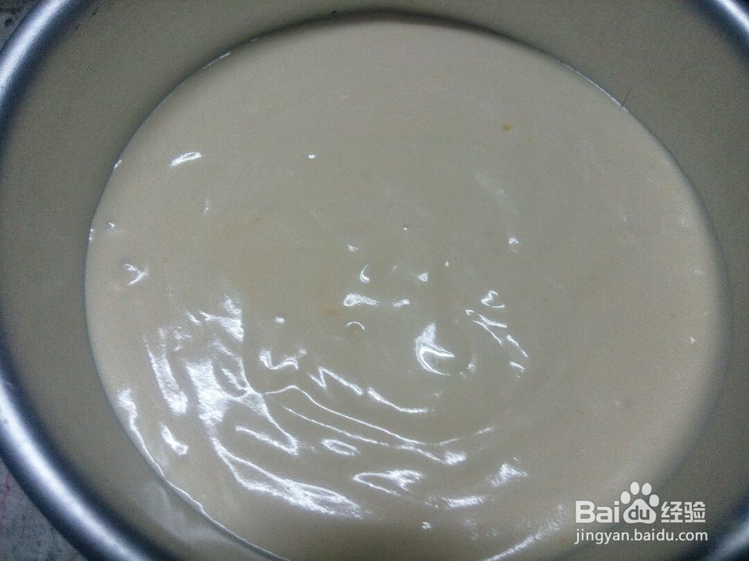 6寸完美戚风蛋糕的做法