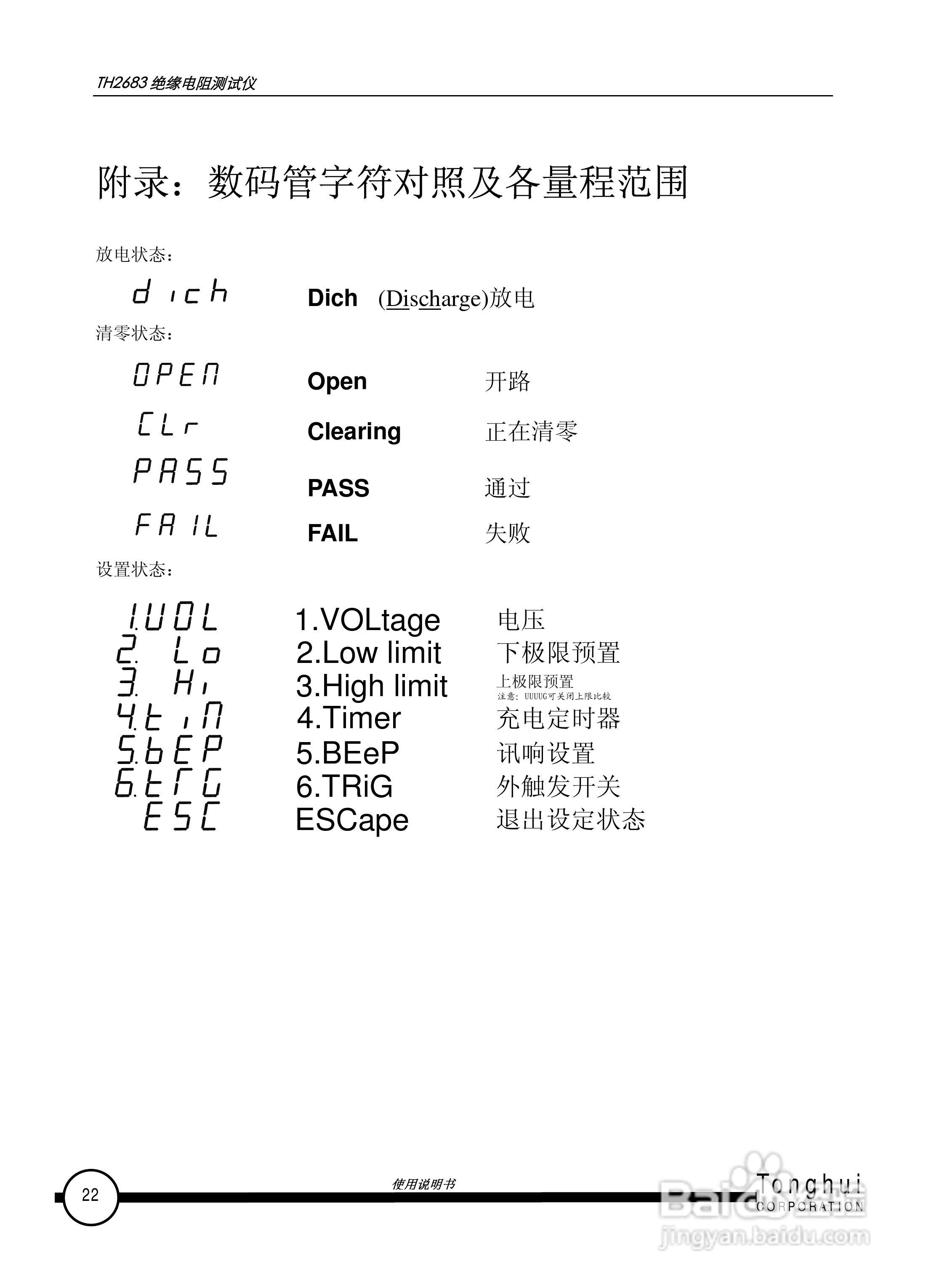 YH2683绝缘电阻测试仪使用说明书:[3]
