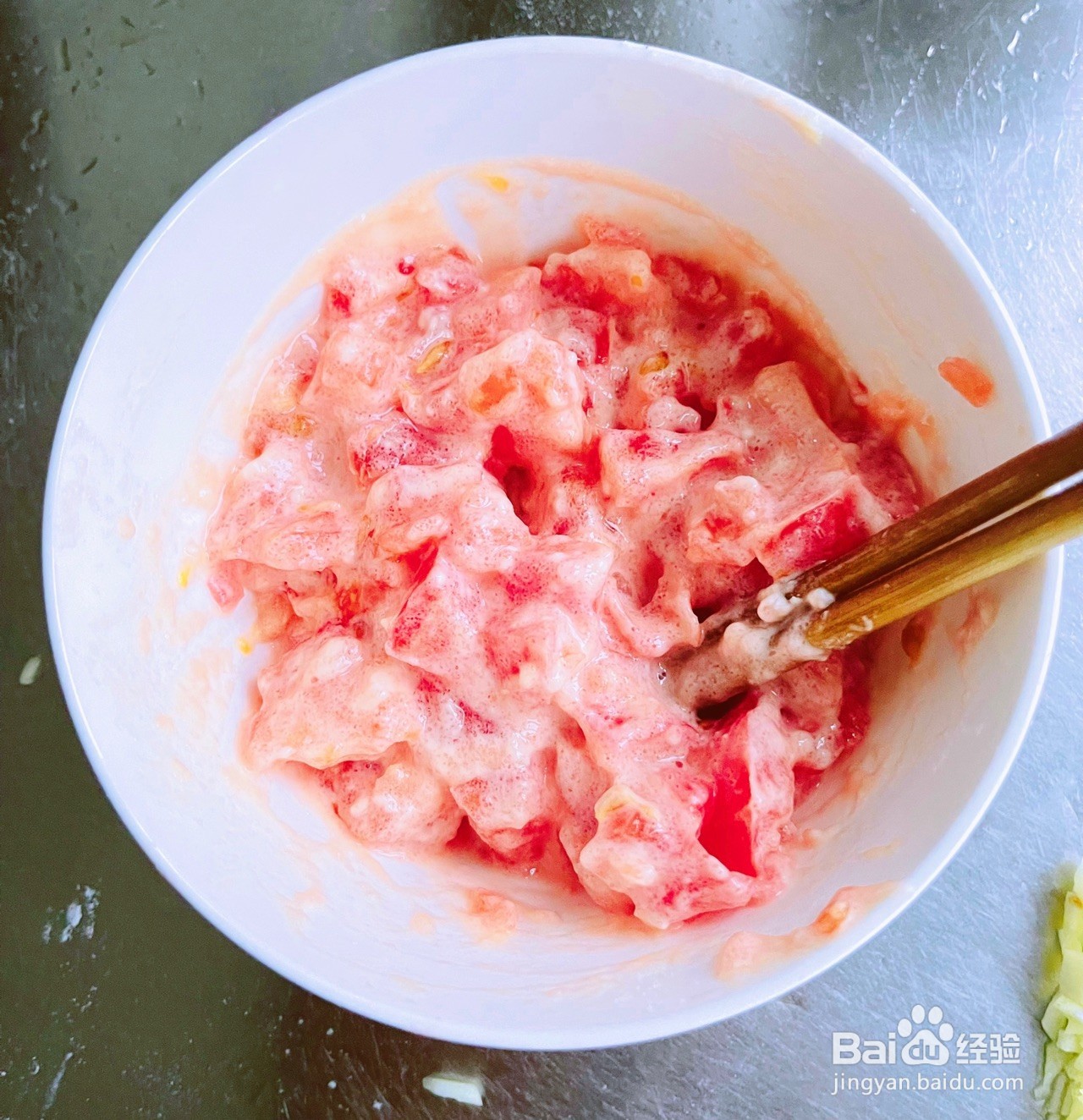 番茄菌菇蛋羹的做法