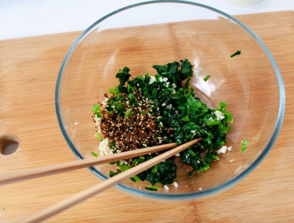 培根菠菜米饭卷