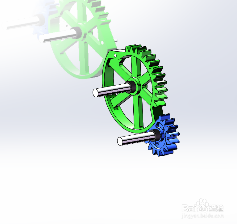 solidworks2019动画仿真-断齿轮转动